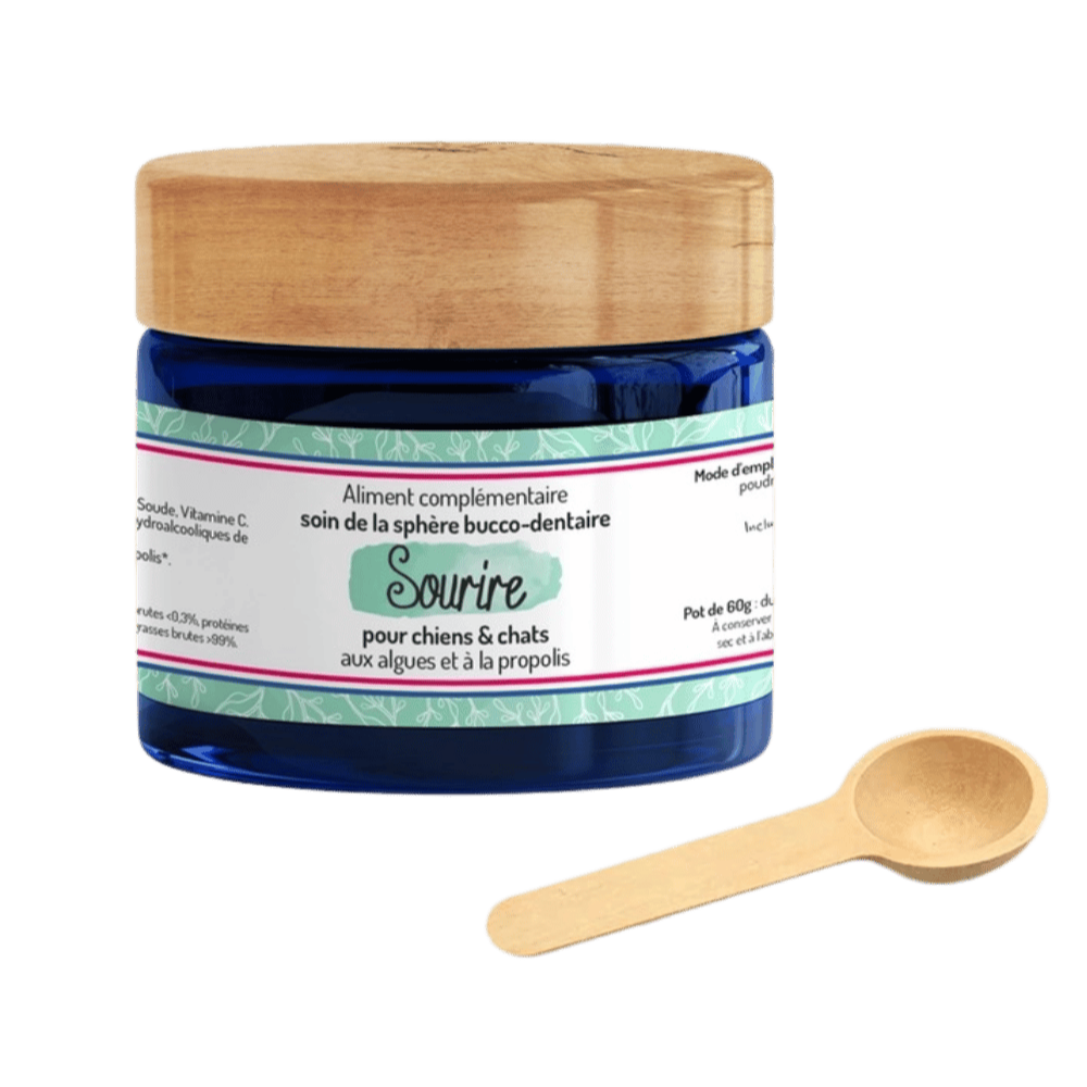 Complément alimentaire anti tartre chien 100 % naturel