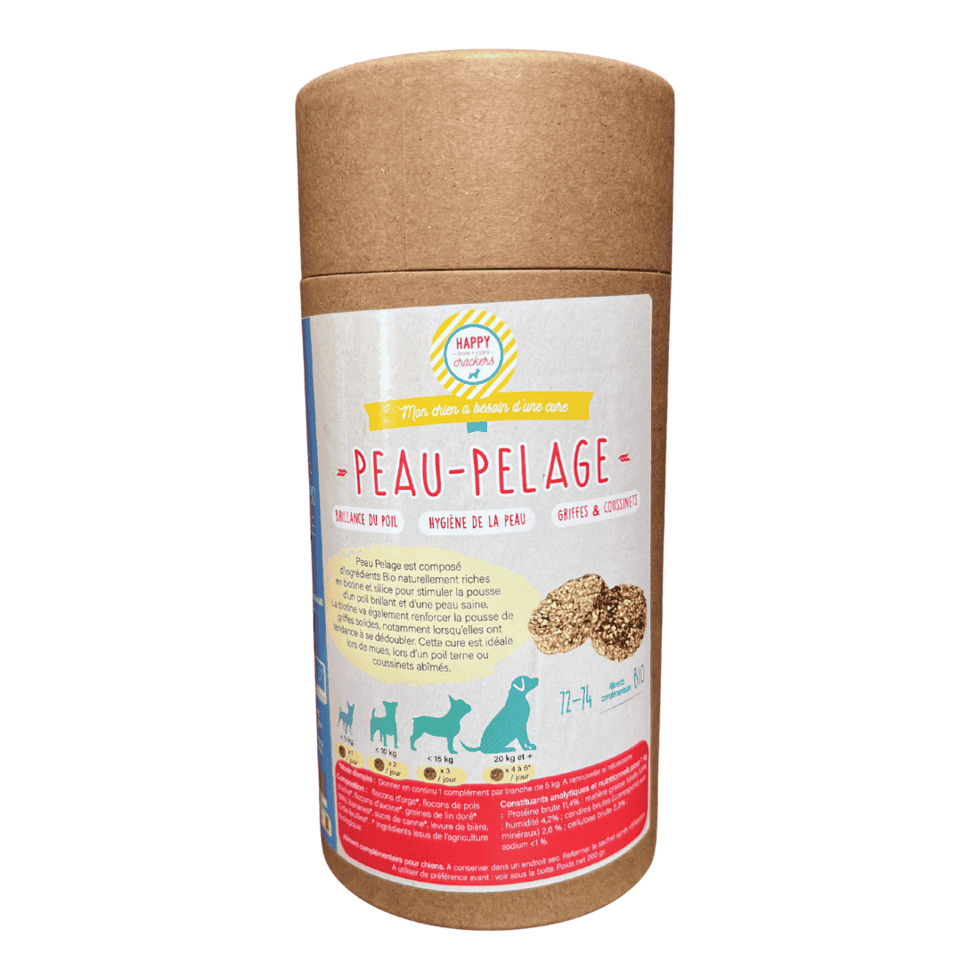 Complément alimentaire pour chien – Peau et pelage bio