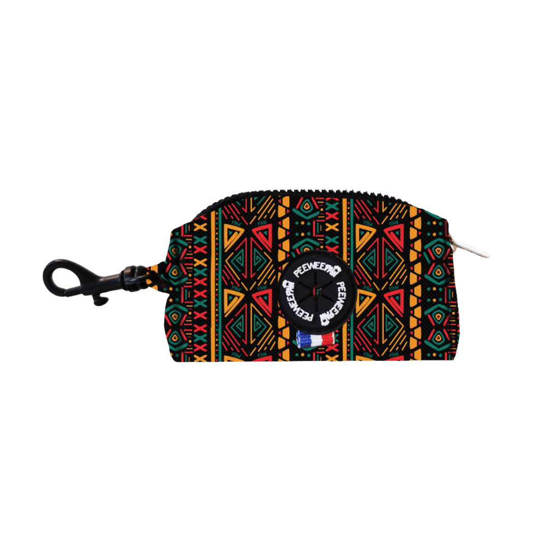 distributeur sac à crotte chien imperméable PeeweePaw motif Pawztec