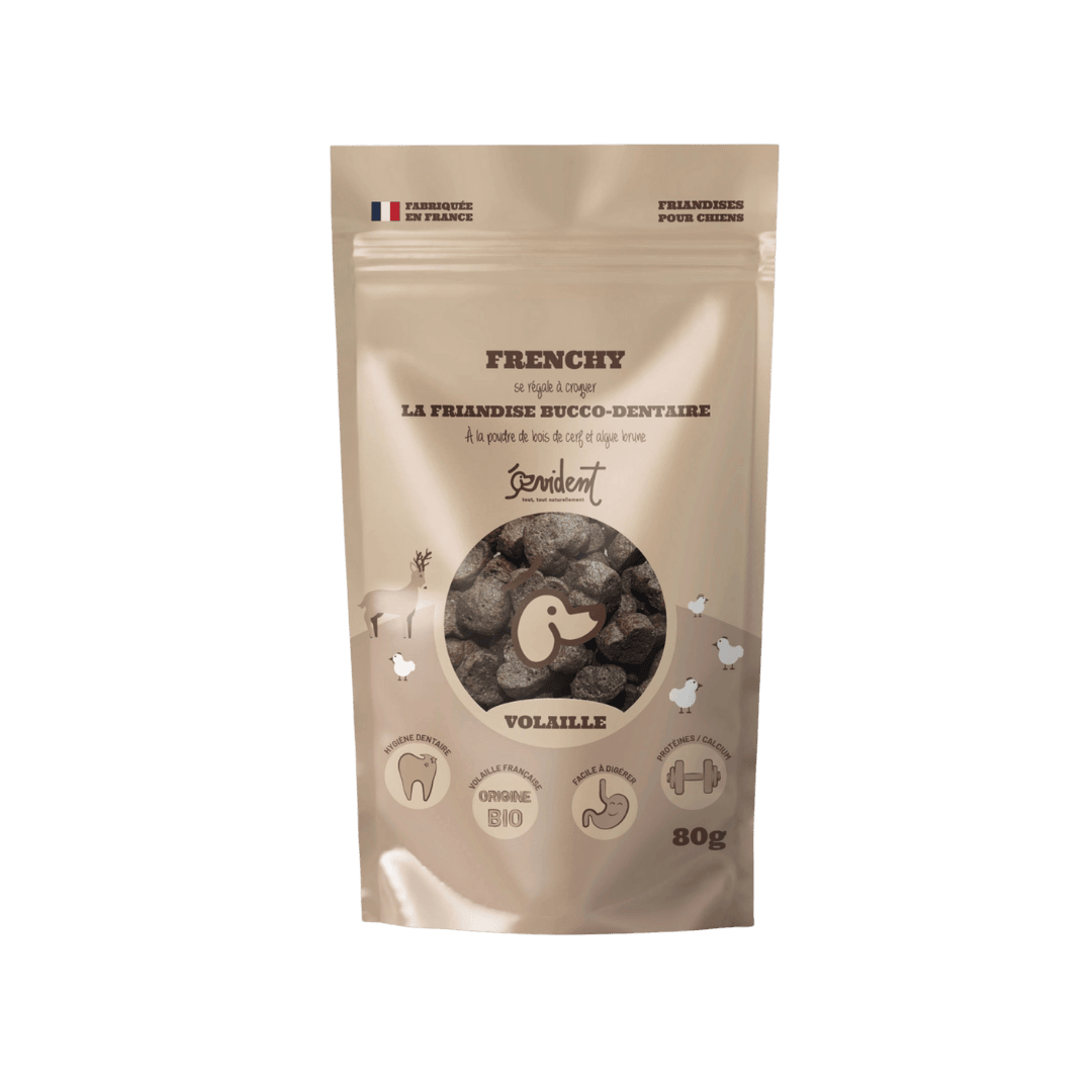 friandise dentaire pour chien FRENCHY à la volaille bio