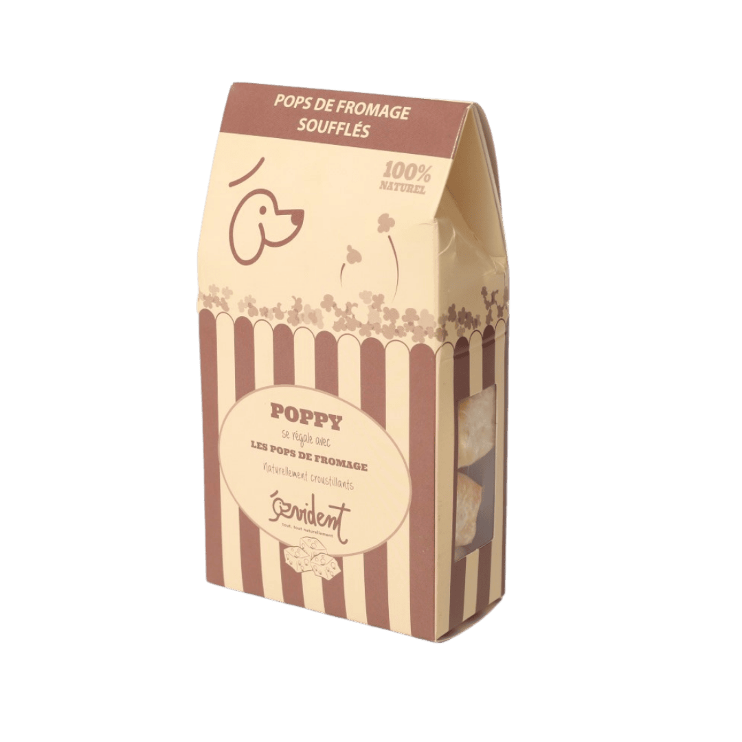 friandise fromage chien dés de fromage soufflés naturels