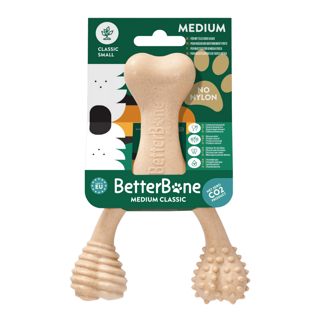 BetterBone Medium Classic - Jouet à mâcher pour chien naturel et durable