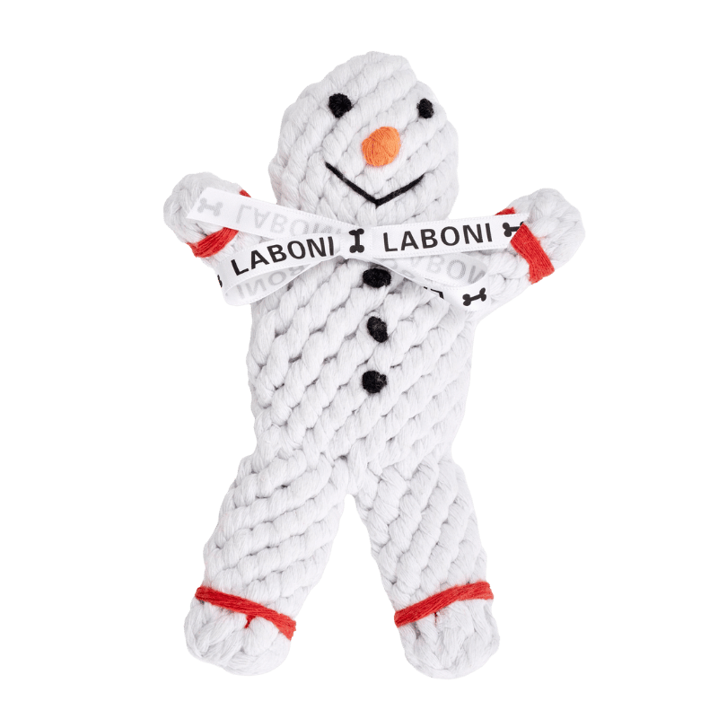 Jouet bonhomme de neige en corde pour chien Laboni – Shawn
