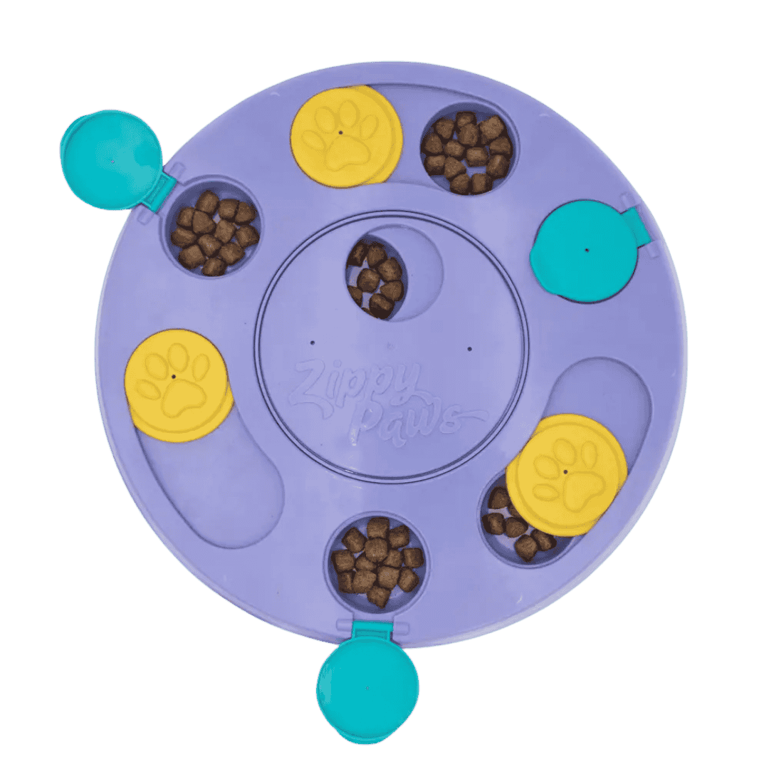 Jouet éducatif chien ZippyPaws Puzzler – jeu interactif à 3 niveaux