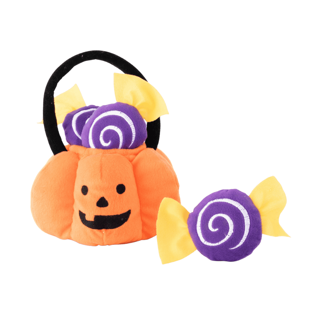 Jouet interactif Halloween chien ZippyPaws Burrow Trick-or-Treat Basket