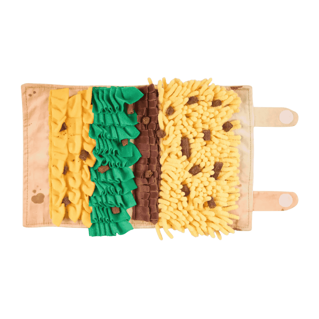 Snufflerz Roll Burrito ZippyPaws – jouet interactif pour chien avec cachettes à friandises