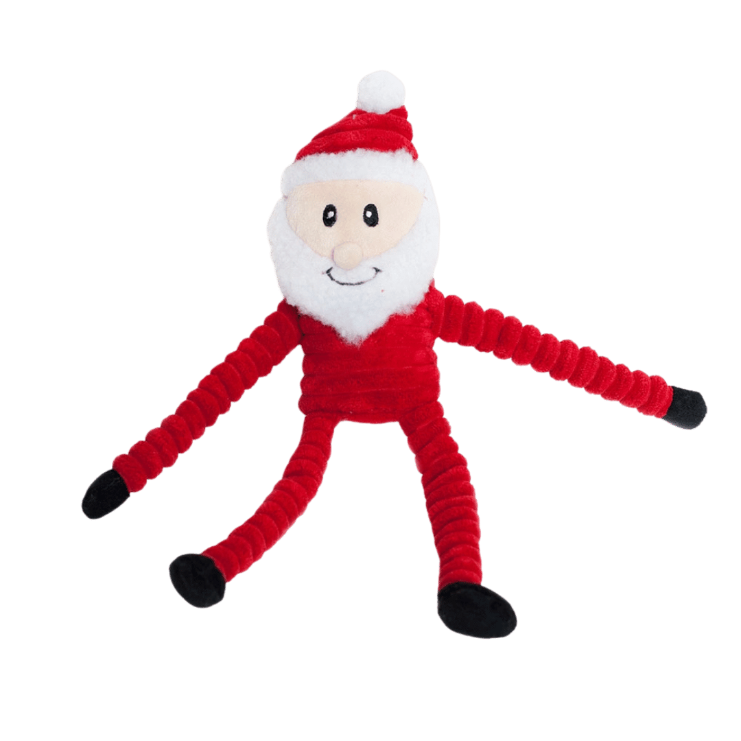Jouet de Noël pour chien en forme de Père Noël, doux - petite taille