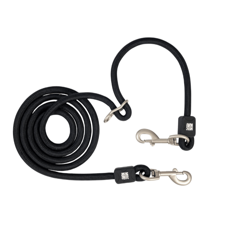 laisse corde pour chien noire résistante