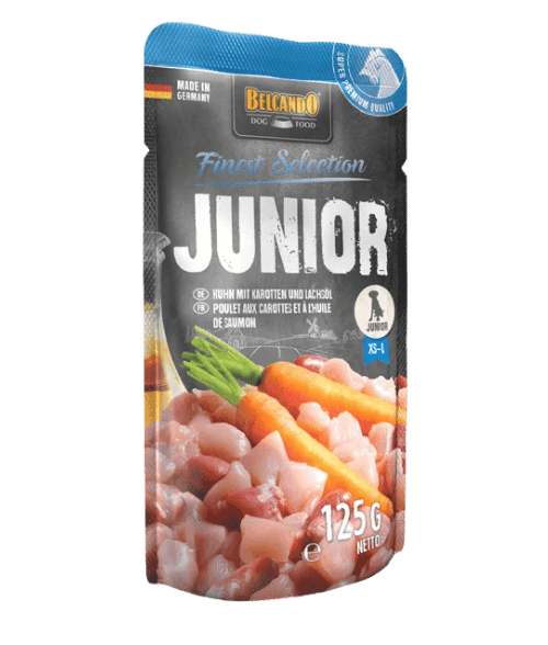 Sachet fraîcheur pour chiot au poulet – Belcando Junior