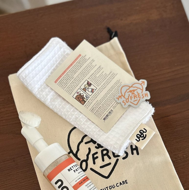 Serviette pour chien en coton