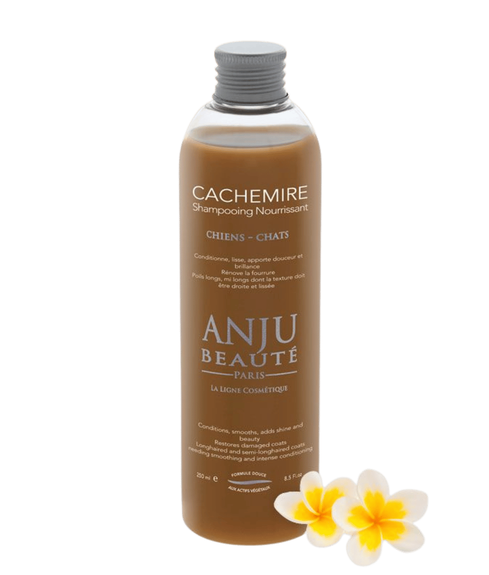 Shampoing chien Cachemire, soin lissant et nourrissant pour poils longs