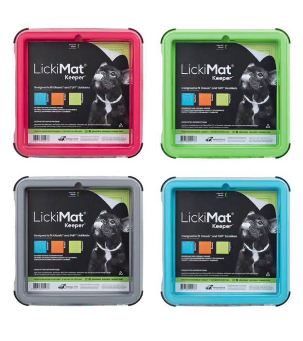 Support LickiMat Keeper pour chien – antidérapant, protecteur et multi-usage