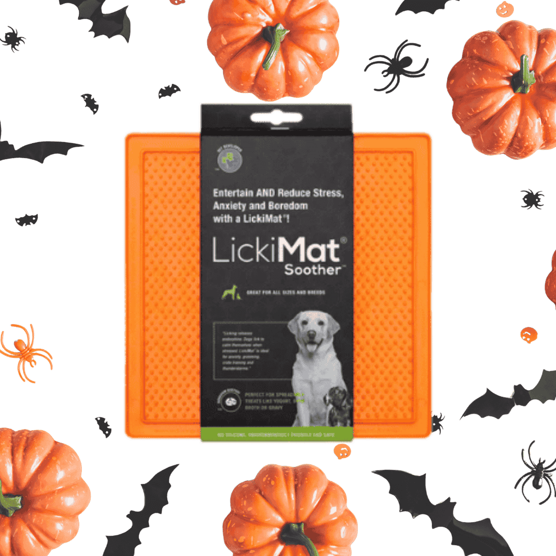 Tapis LickiMat Soother pour chien orange