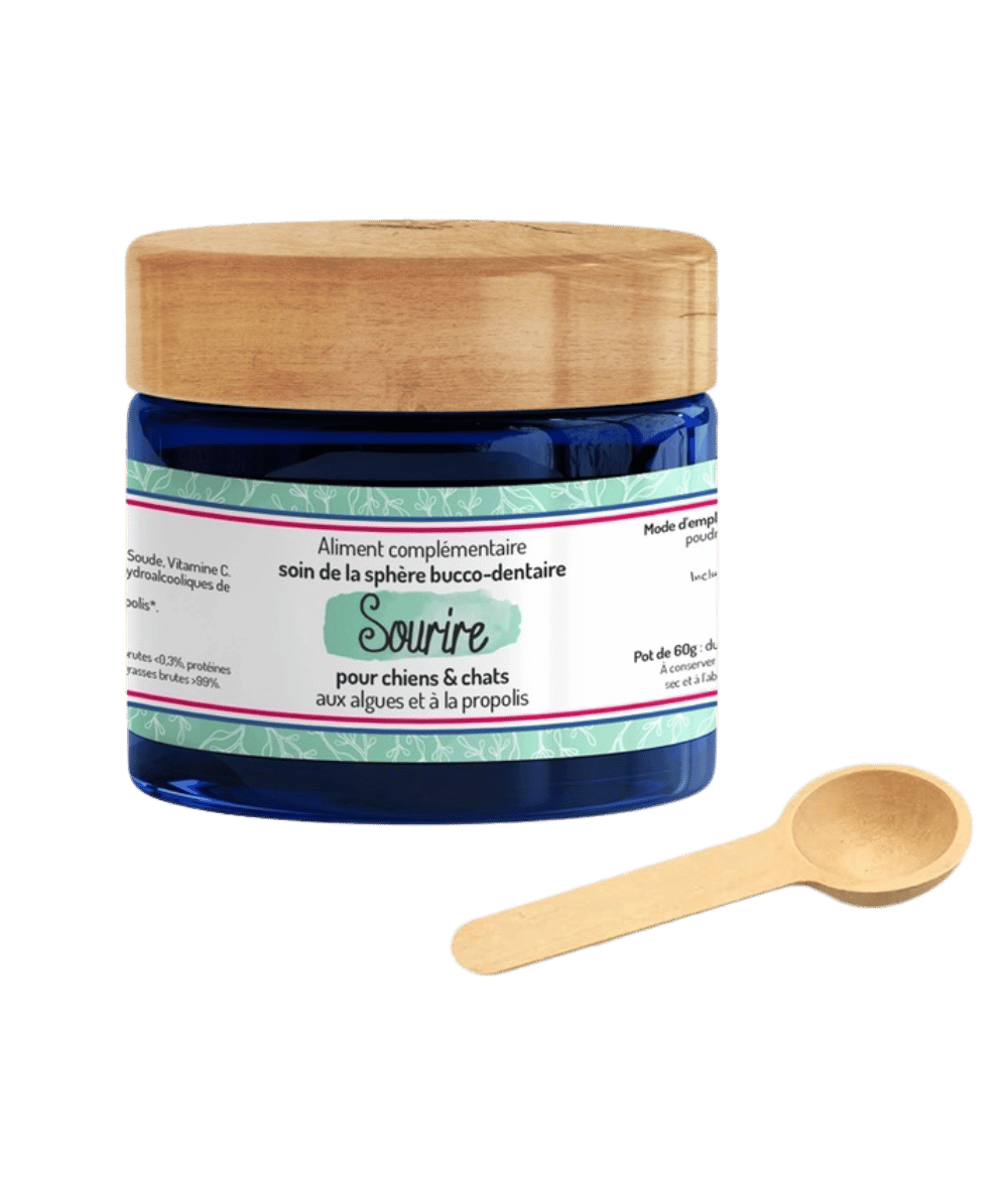 Complément alimentaire anti tartre chien 100 % naturel