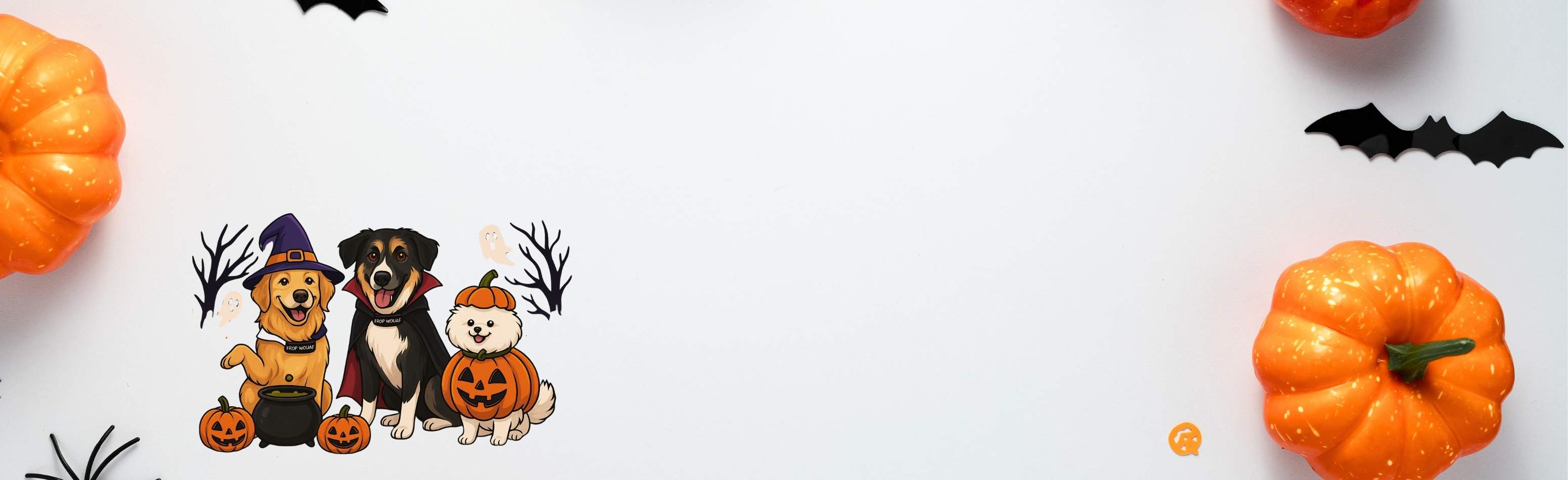 Collection Halloween pour chien - sélection Trop Wouaf de jouets et accessoires