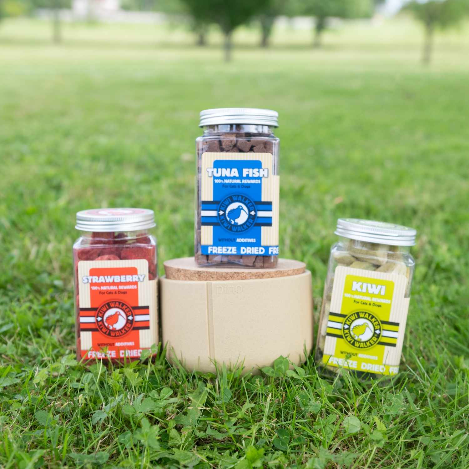 Friandises naturelles pour chien au thon avec d'autres friandises