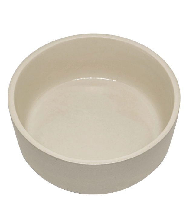 gamelle céramique pour chien artisanale sable