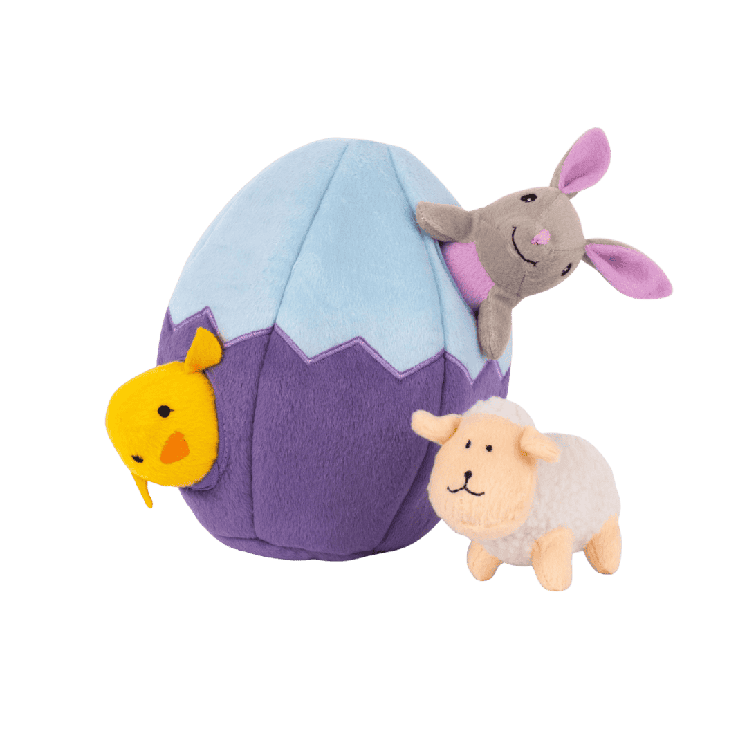jouet Pâques chien Zippy Burrow œuf et personnages