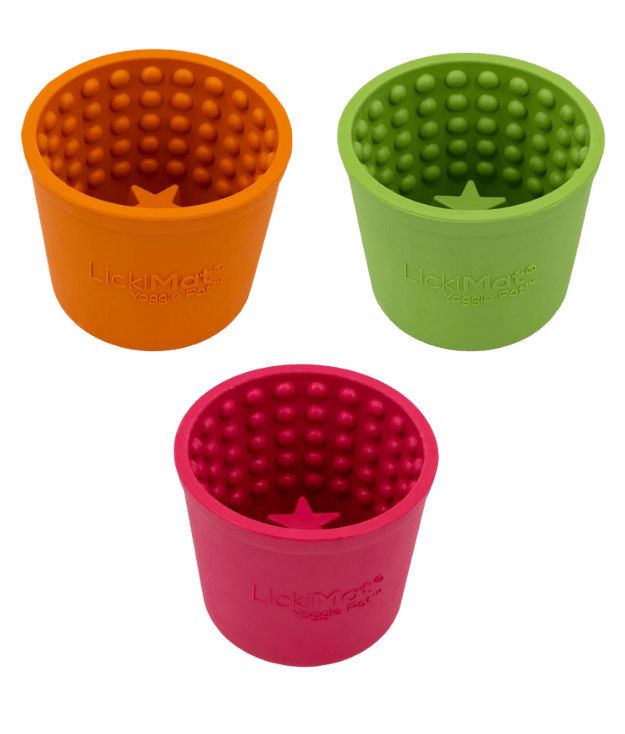 Pot à lécher pour chien LickiMat Yoggie Pot – stimulation et occupation