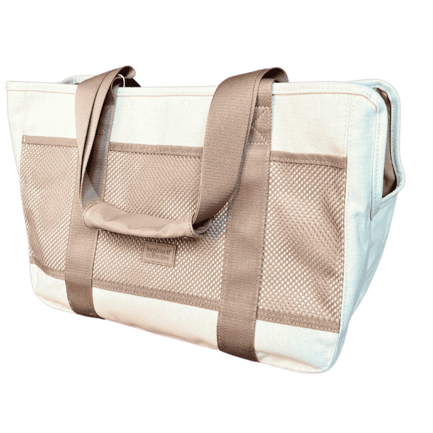 Sac transport chien vu de côté